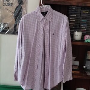 Long sleeve button up shirt. Ralph Lauren
